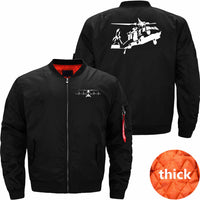 Thumbnail for HELICOPTER Ma-1 Bomber Jacket Flight Jacket Aviator Jacket THE AV8R