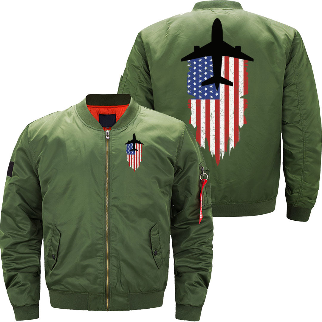 USA Airplane Jet Fighter JACKET THE AV8R