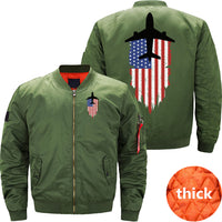 Thumbnail for USA Airplane Jet Fighter JACKET THE AV8R