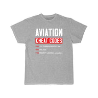 Thumbnail for Funny Pilot Airplane Gifts Aviation Cheat Codes T-SHIRT THE AV8R