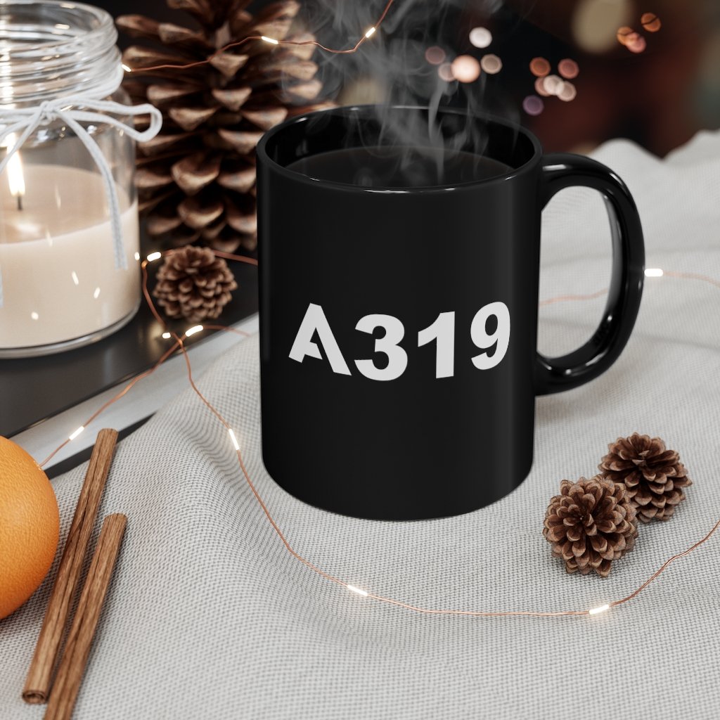 AIRBUS A319  DESIGNED MUG Printify