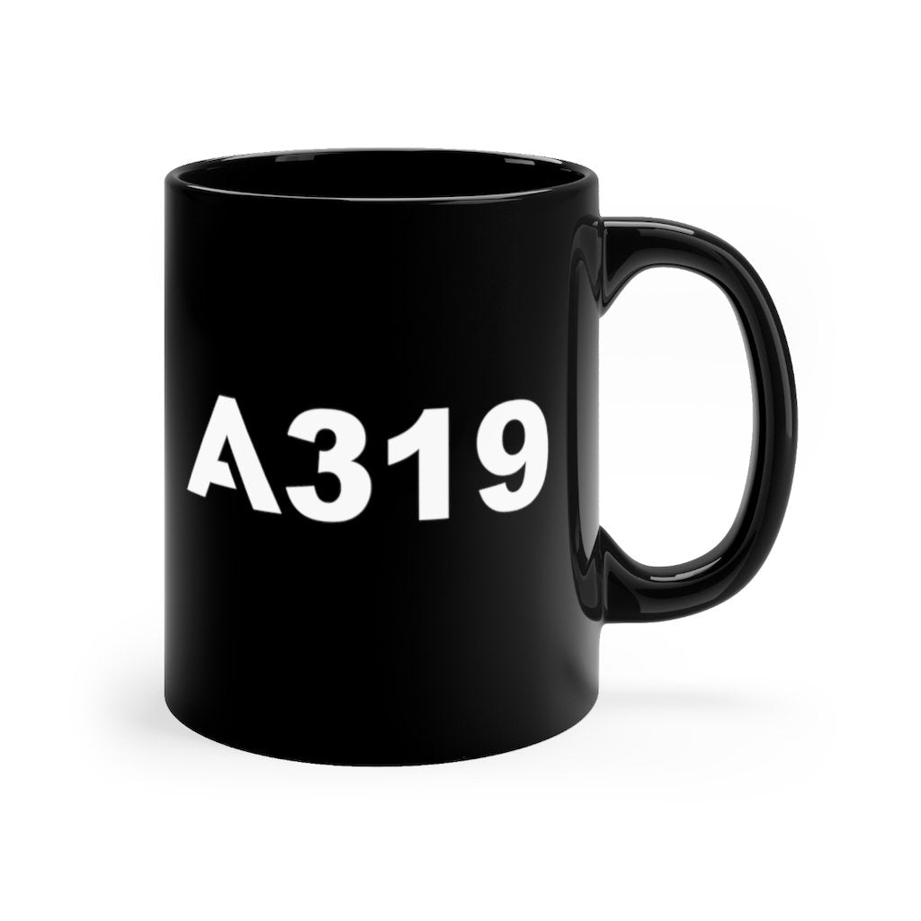 AIRBUS A319  DESIGNED MUG Printify