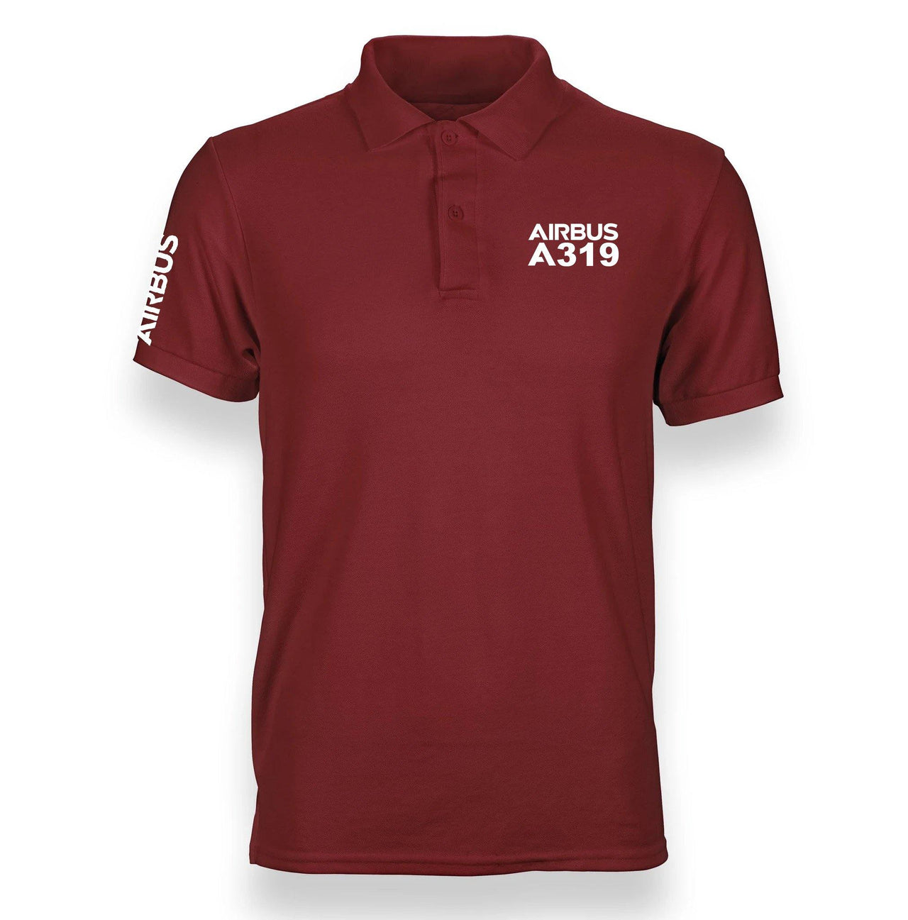 AIRBUS A319 DESIGNED POLO SHIRT THE AV8R