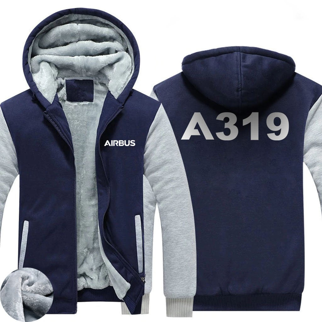 AIRBUS A319 DESIGNED ZIPPER SWEATERS THE AV8R