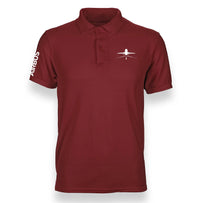 Thumbnail for AIRBUS A319 RUNWAY DESIGNED POLO SHIRT THE AV8R