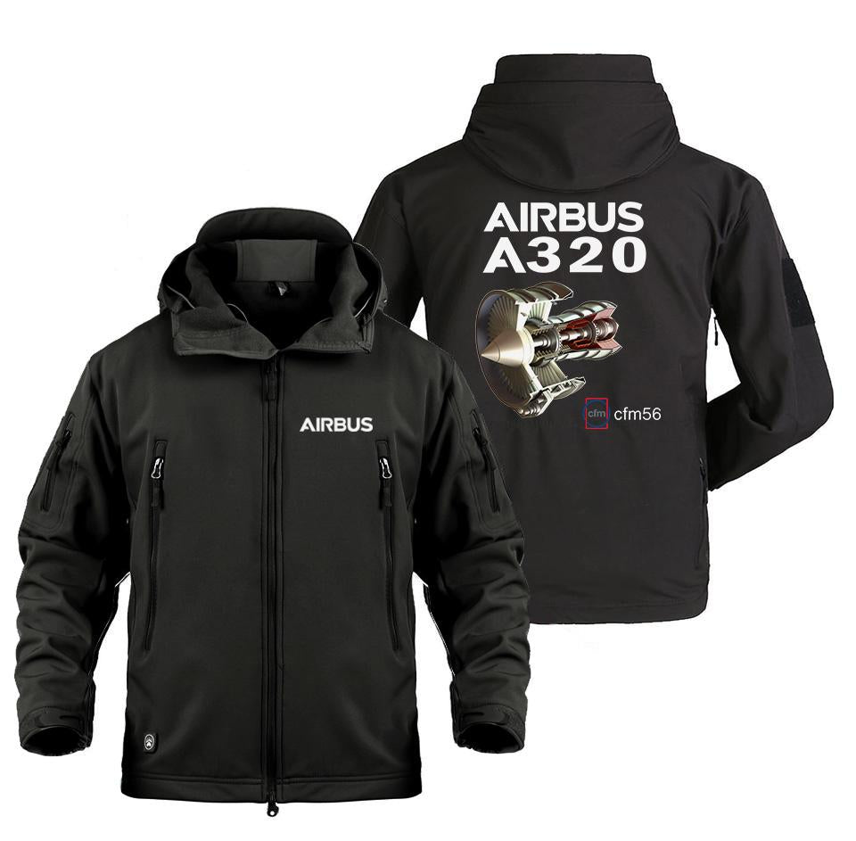 AIRBUS A320 CFM56 DESIGNED MILITARY FLEECE THE AV8R