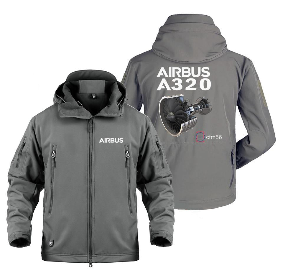 AIRBUS A320 CFM56 DESIGNED MILITARY FLEECE THE AV8R