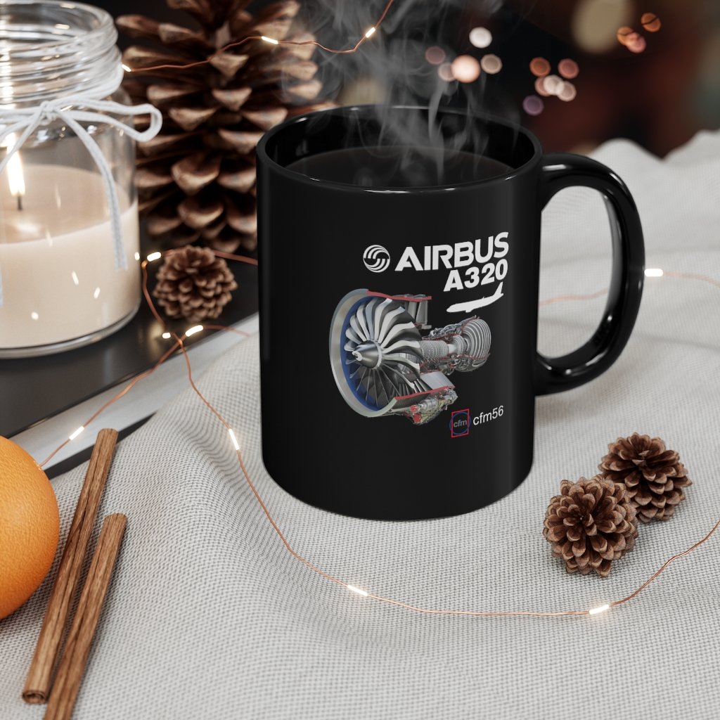 AIRBUS A320  DESIGNED MUG Printify