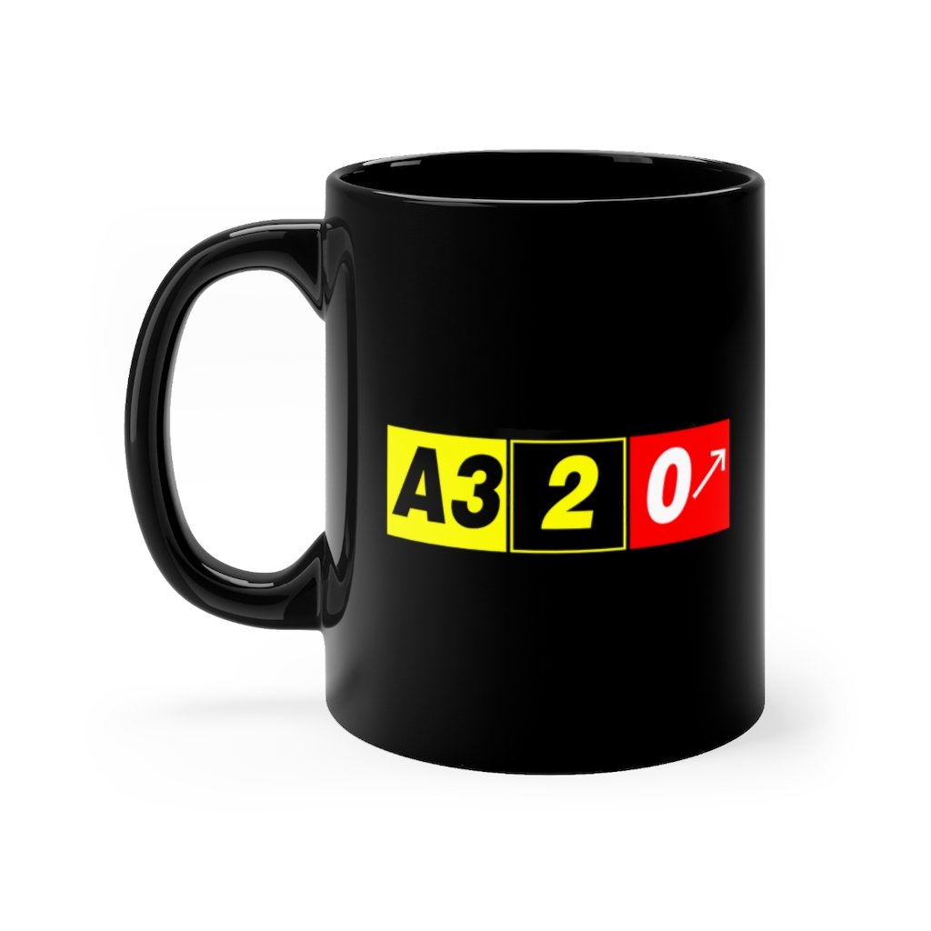 AIRBUS A320  DESIGNED MUG Printify