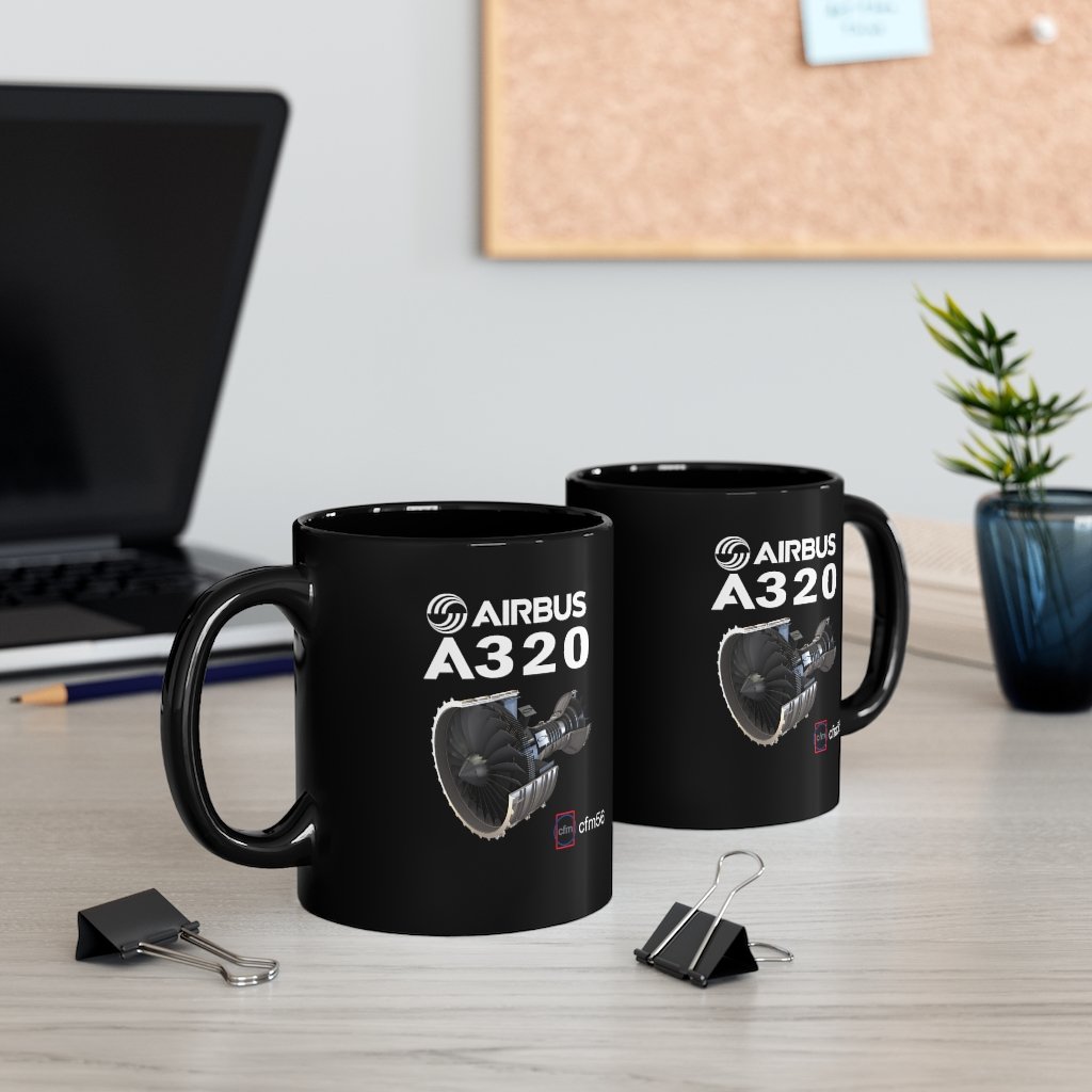 AIRBUS A320  DESIGNED MUG Printify