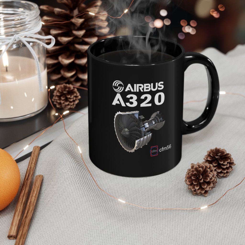 AIRBUS A320  DESIGNED MUG Printify