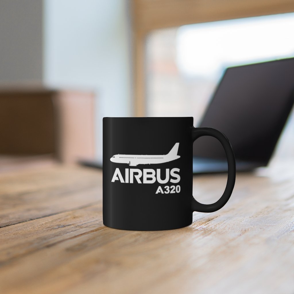 AIRBUS A320  DESIGNED MUG Printify