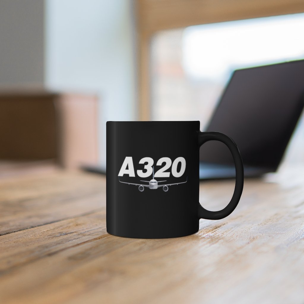 AIRBUS A320  DESIGNED MUG Printify