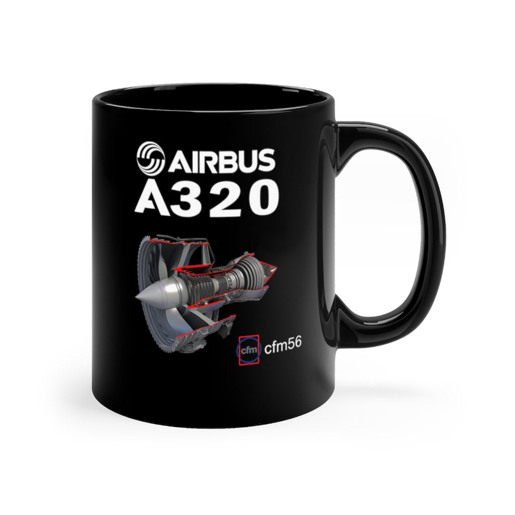 AIRBUS A320  DESIGNED MUG Printify