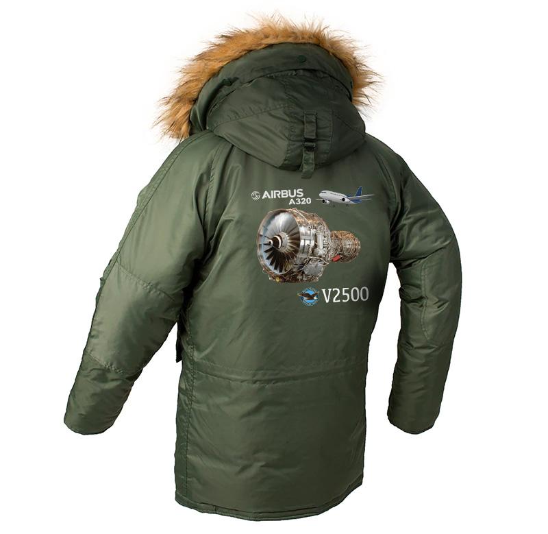 AIRBUS A320 DESIGNED WINTER N3B PUFFER COAT THE AV8R