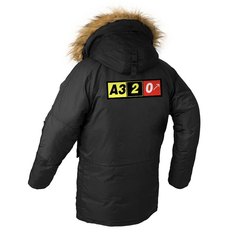 AIRBUS A320 DESIGNED WINTER N3B PUFFER COAT THE AV8R