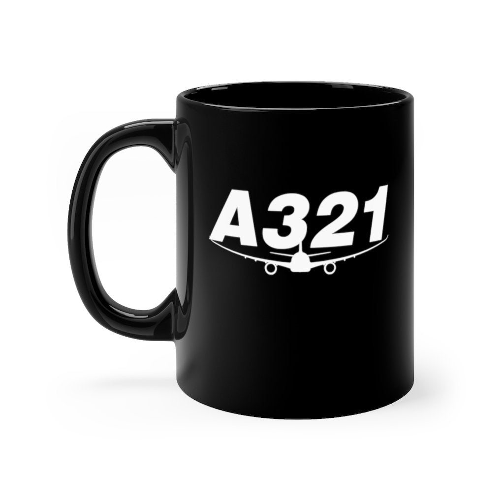 AIRBUS A321  DESIGNED MUG Printify