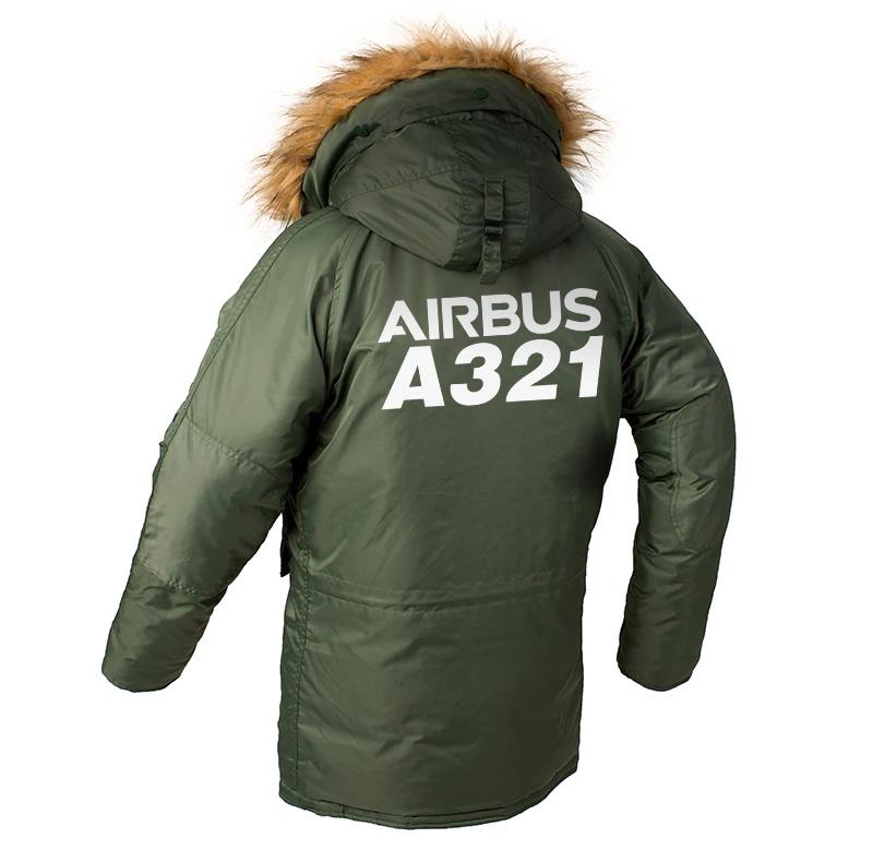 AIRBUS A321 DESIGNED WINTER N3B PUFFER COAT THE AV8R