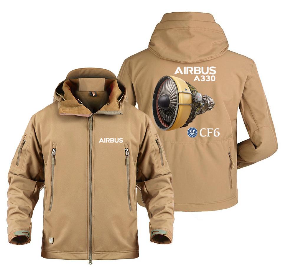 AIRBUS A330 CF6 DESIGNED MILITARY FLEECE THE AV8R