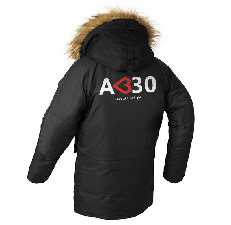 AIRBUS A330 DESIGNED WINTER N3B PUFFER COAT THE AV8R