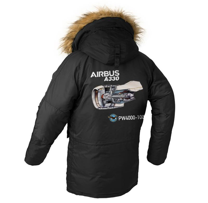 AIRBUS A330 DESIGNED WINTER N3B PUFFER COAT THE AV8R