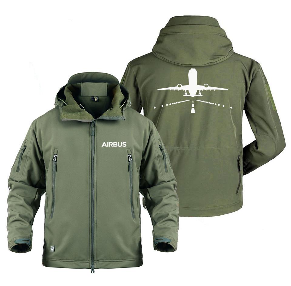 AIRBUS A330 RUNWAY LIGHT DESIGNED MILITARY FLEECE THE AV8R