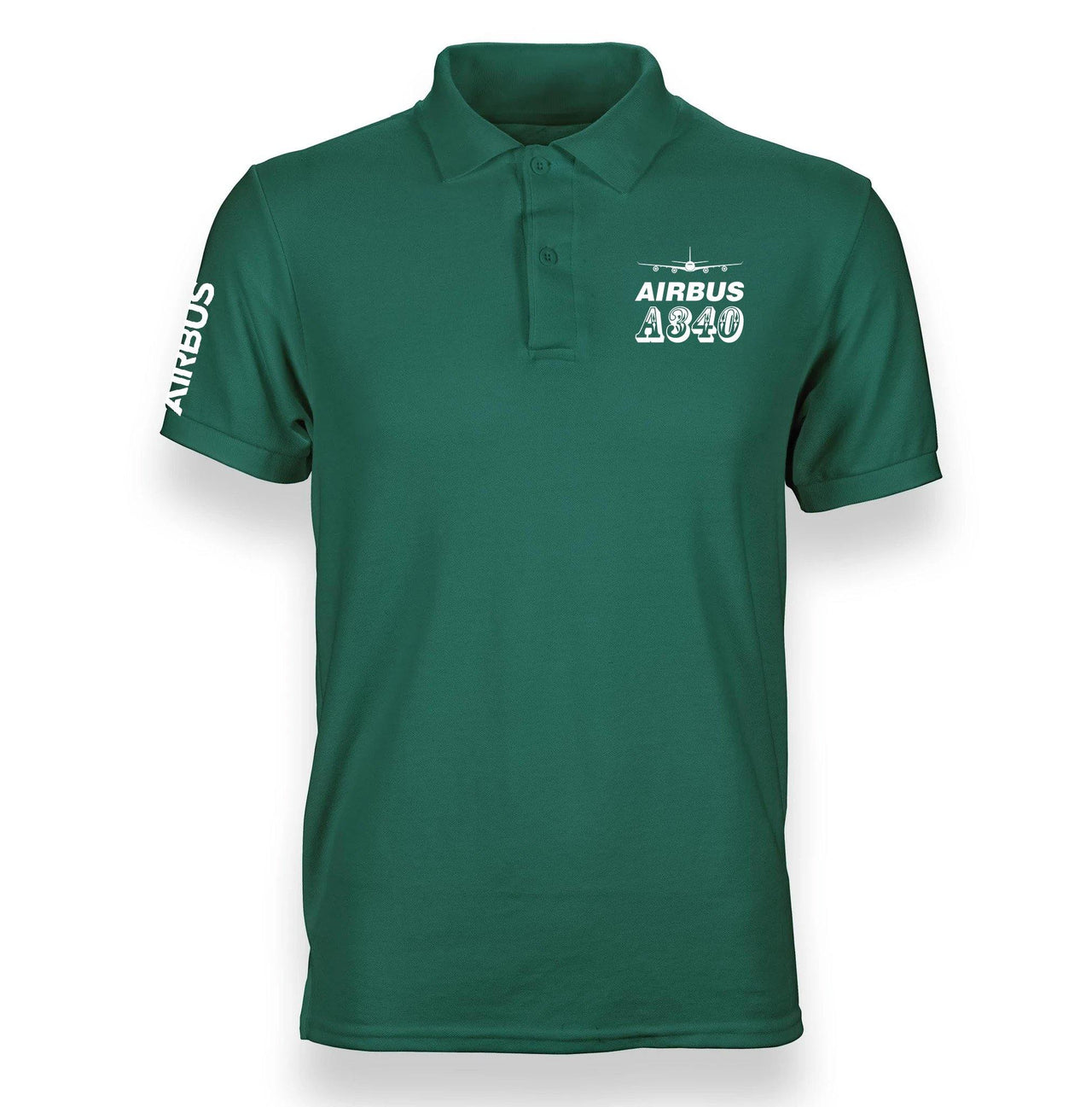 AIRBUS A340 DESIGNED POLO SHIRT THE AV8R