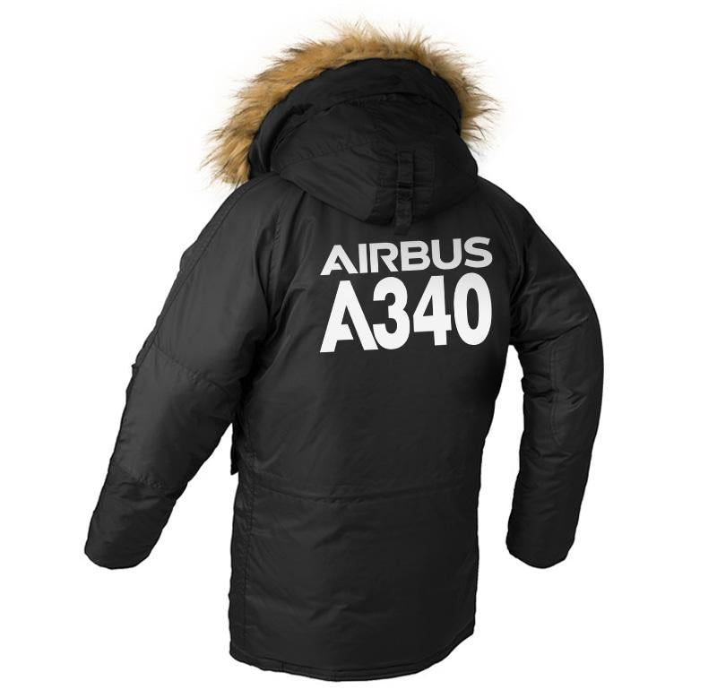 AIRBUS A340 DESIGNED WINTER N3B PUFFER COAT THE AV8R