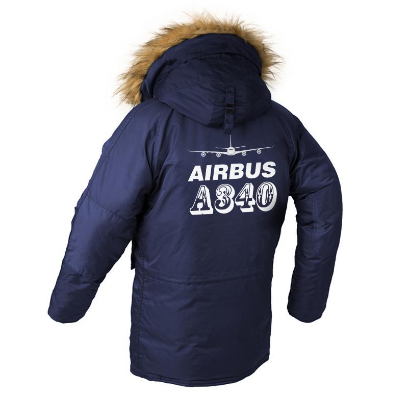 AIRBUS A340 DESIGNED WINTER N3B PUFFER COAT THE AV8R