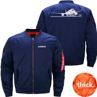 Thumbnail for AIRBUS A350 XWB Ma-1 Bomber Jacket Flight Jacket Aviator Jacket THE AV8R