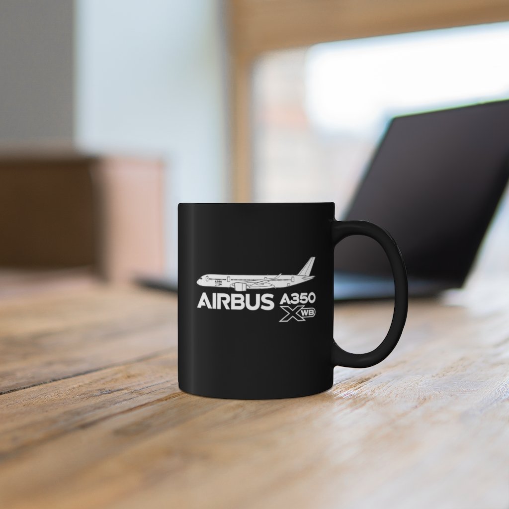 AIRBUS A350  DESIGNED MUG Printify