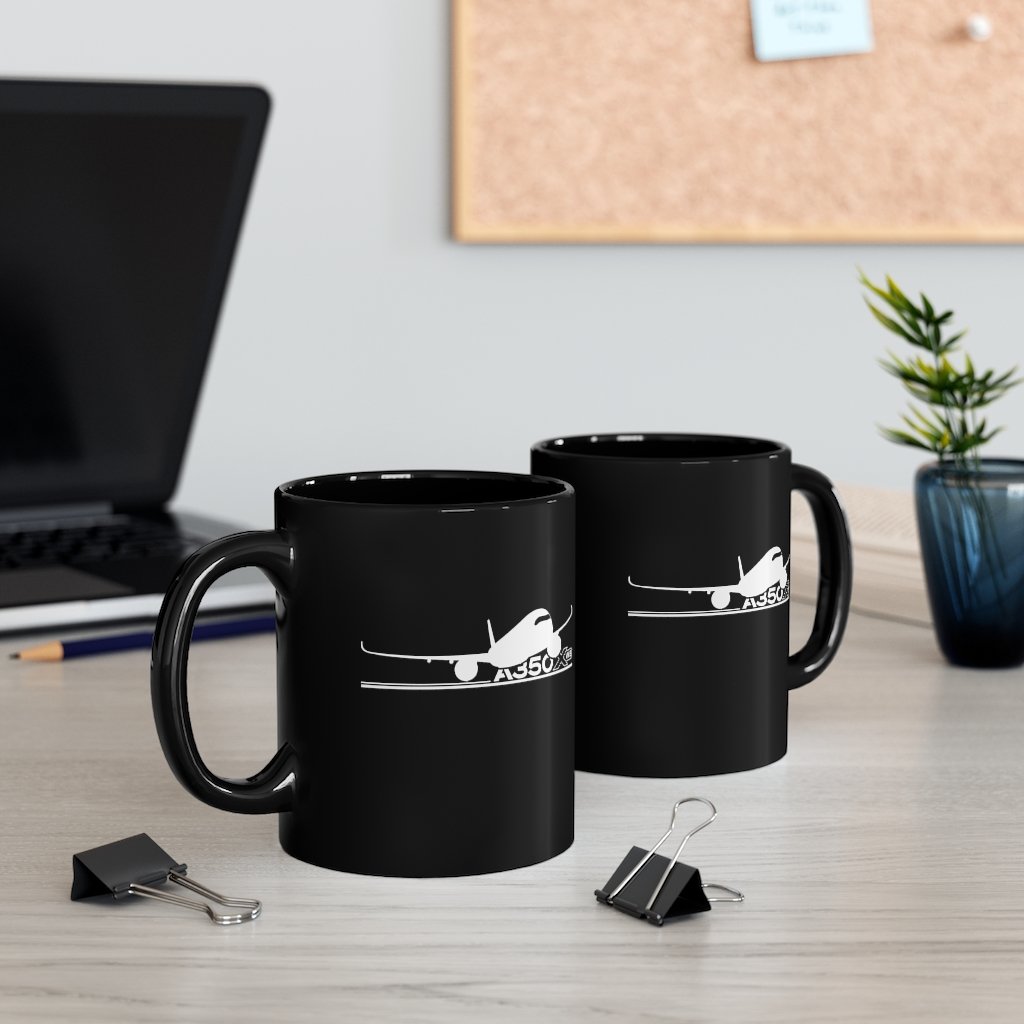 AIRBUS A350  DESIGNED MUG Printify