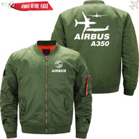 Thumbnail for AIRBUS A350 Ma-1 Bomber Jacket Flight Jacket Aviator Jacket THE AV8R