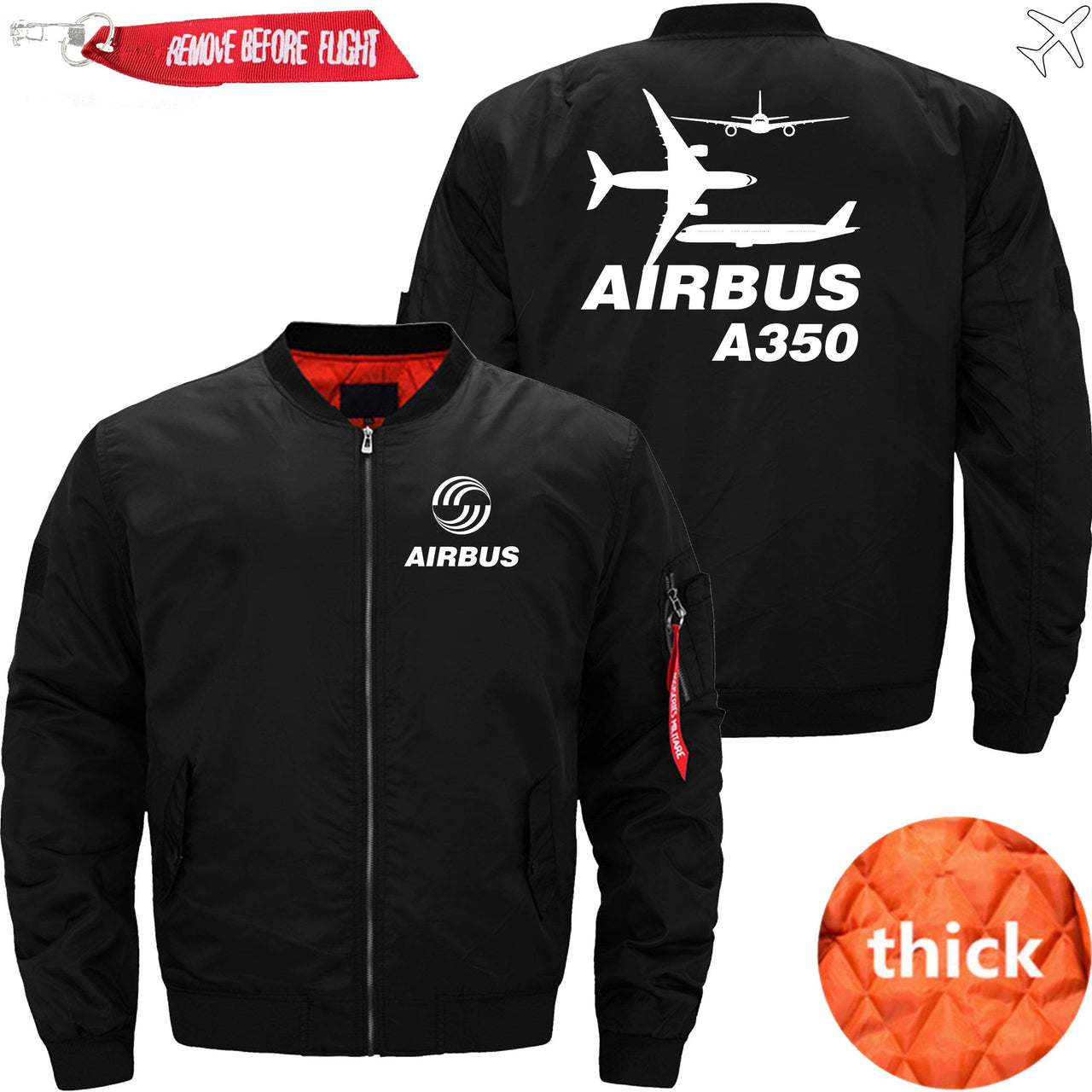 AIRBUS A350 Ma-1 Bomber Jacket Flight Jacket Aviator Jacket THE AV8R