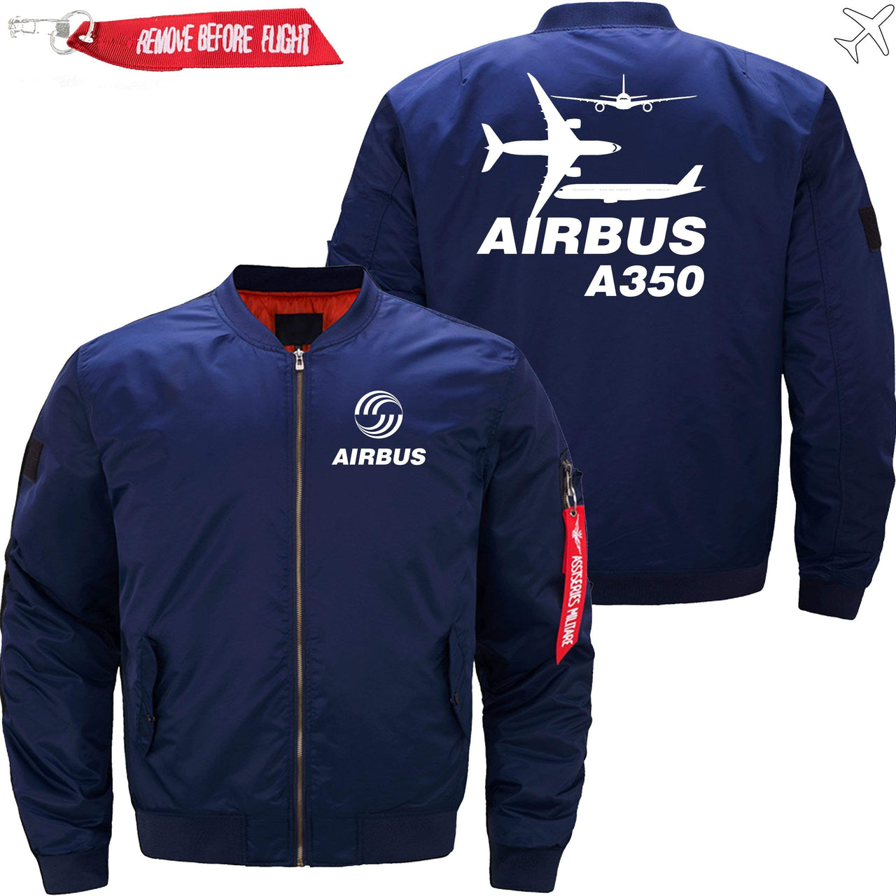 AIRBUS A350 Ma-1 Bomber Jacket Flight Jacket Aviator Jacket THE AV8R