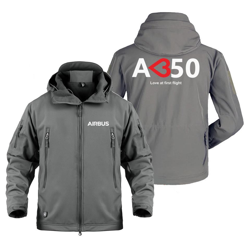 AIRBUS A350 LOVE AT FIRST FLIGHT MILITARY FLEECE THE AV8R