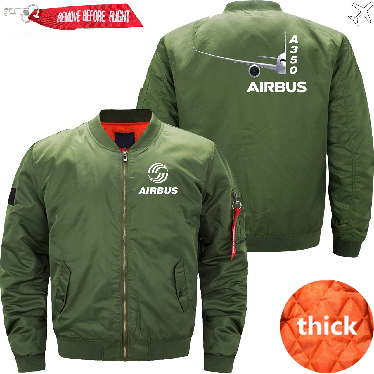 AIRBUS A350XWB Ma-1 Bomber Jacket Flight Jacket Aviator Jacket THE AV8R