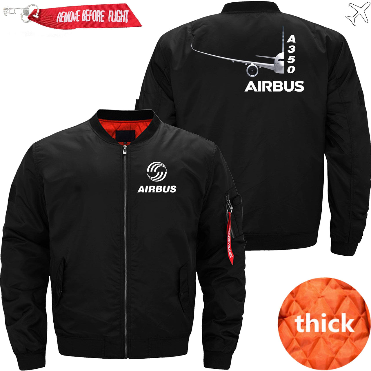 AIRBUS A350XWB Ma-1 Bomber Jacket Flight Jacket Aviator Jacket THE AV8R