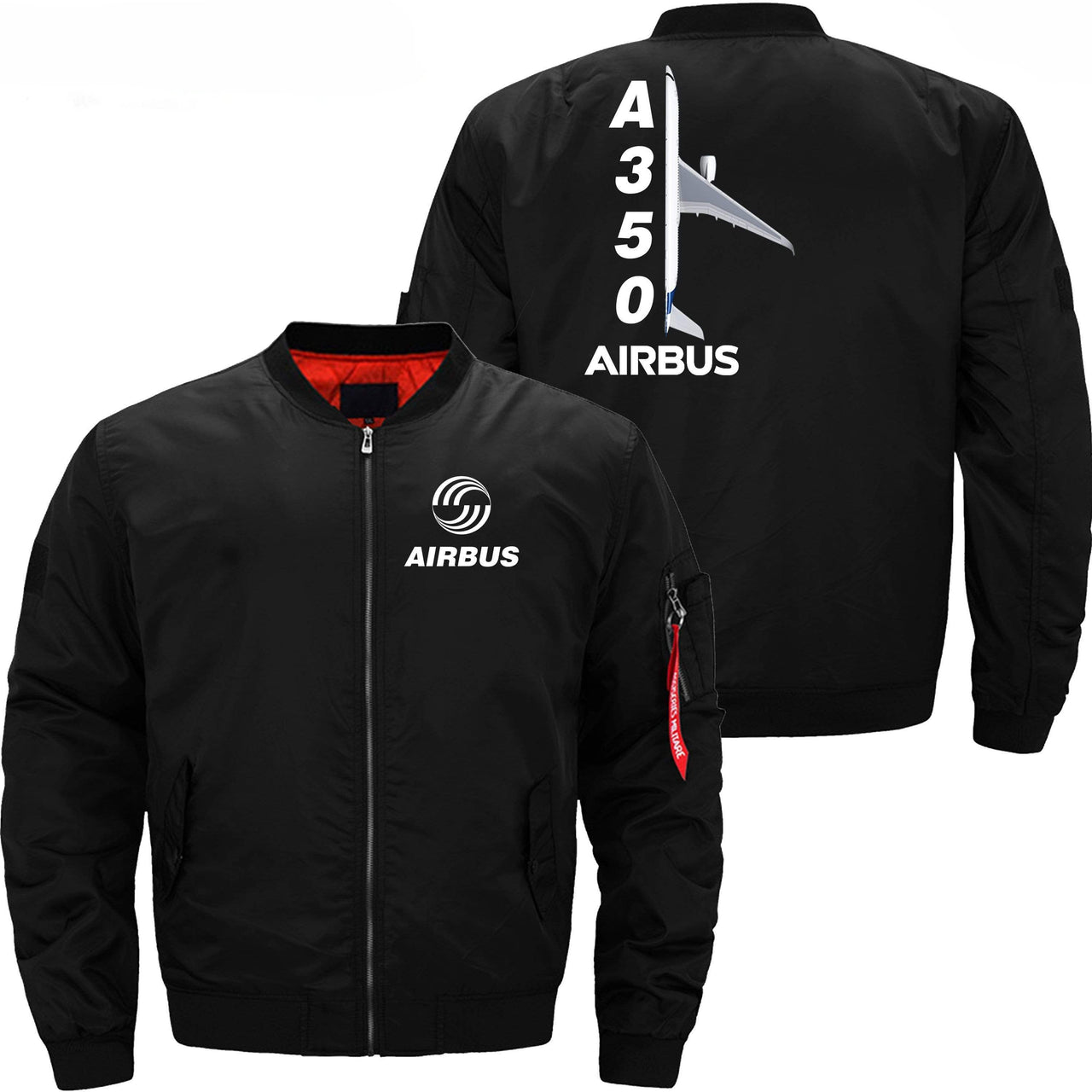 AIRBUS A350 Ma-1 Bomber Jacket Flight Jacket Aviator Jacket THE AV8R