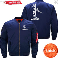 Thumbnail for AIRBUS A350 Ma-1 Bomber Jacket Flight Jacket Aviator Jacket THE AV8R