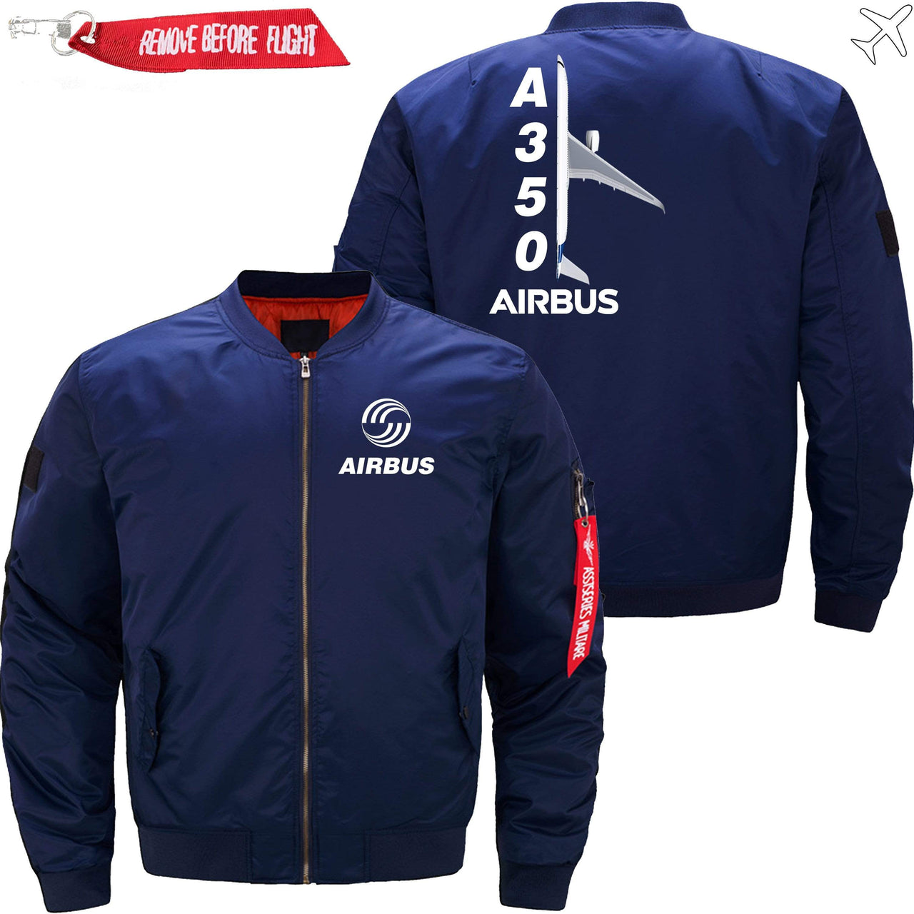 AIRBUS A350 Ma-1 Bomber Jacket Flight Jacket Aviator Jacket THE AV8R