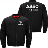 Thumbnail for AIRBUS A350XWB Ma-1 Bomber Jacket Flight Jacket Aviator Jacket THE AV8R