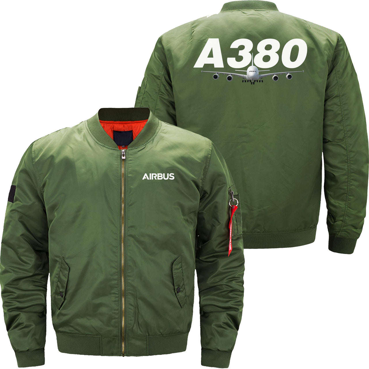 AIRBUS A380 Ma-1 Bomber Jacket Flight Jacket Aviator Jacket THE AV8R