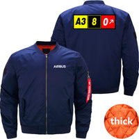 Thumbnail for AIRBUS A380 Ma-1 Bomber Jacket Flight Jacket Aviator Jacket THE AV8R