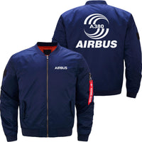 Thumbnail for AIRBUS A380 Ma-1 Bomber Jacket Flight Jacket Aviator Jacket THE AV8R