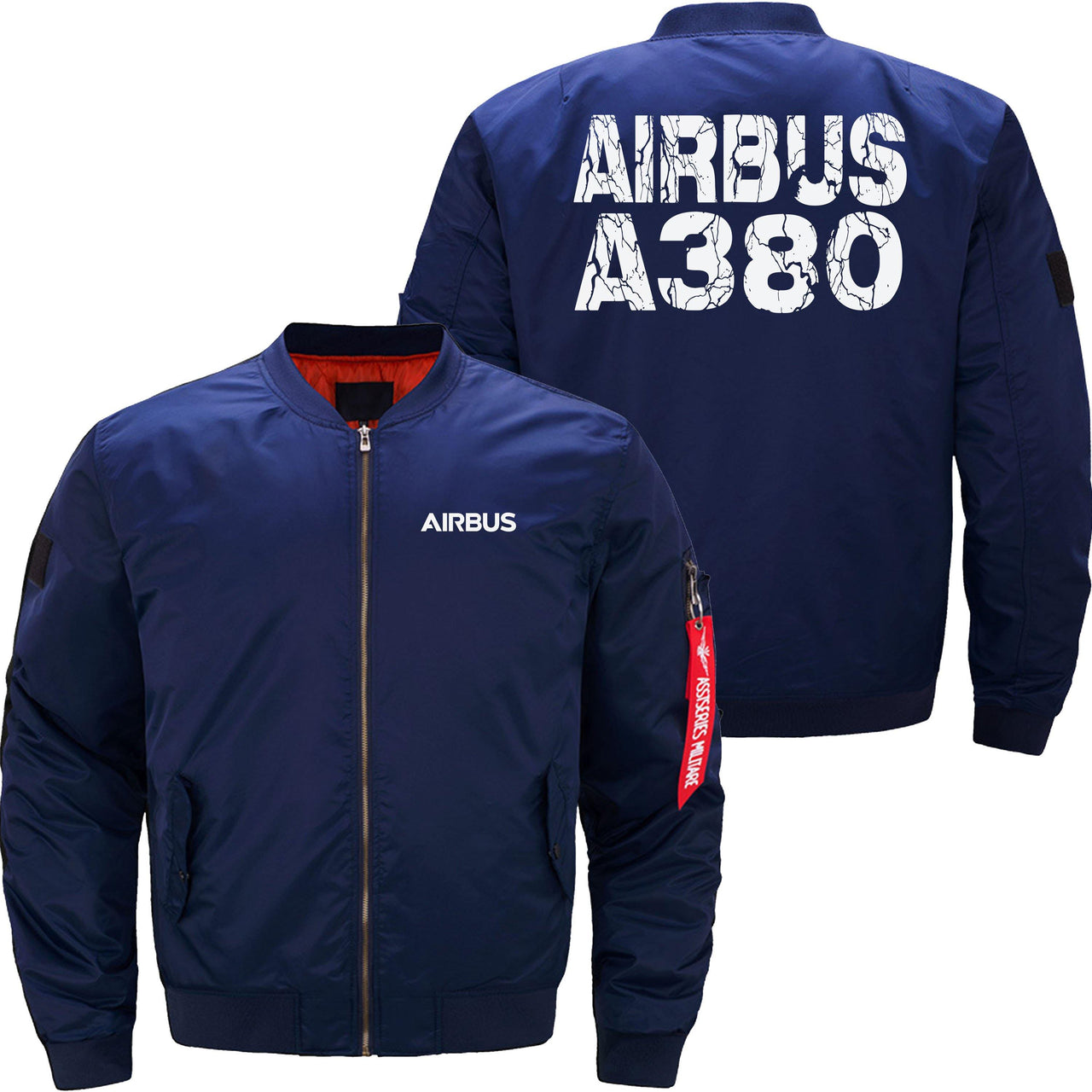 AIRBUS A380 Ma-1 Bomber Jacket Flight Jacket Aviator Jacket THE AV8R