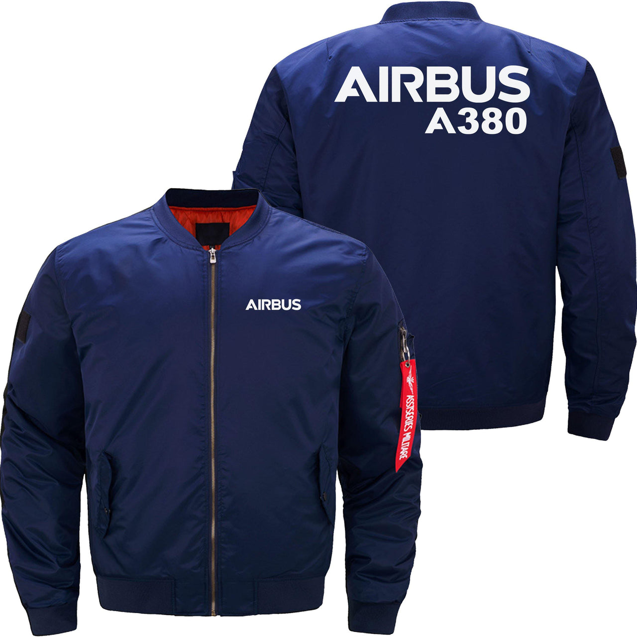 AIRBUS A380 Ma-1 Bomber Jacket Flight Jacket Aviator Jacket THE AV8R