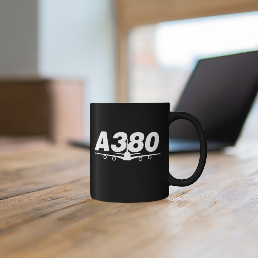 AIRBUS A380  DESIGNED MUG Printify