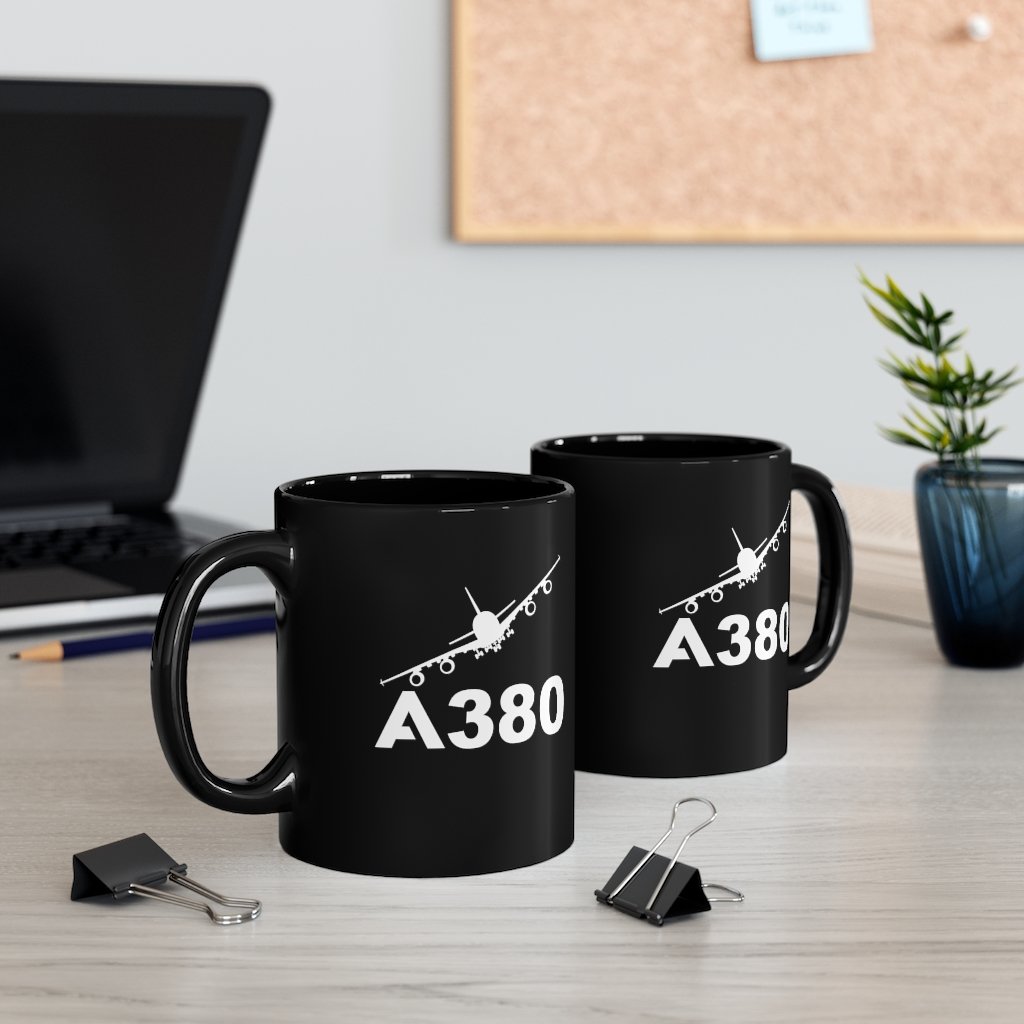 AIRBUS A380  DESIGNED MUG Printify