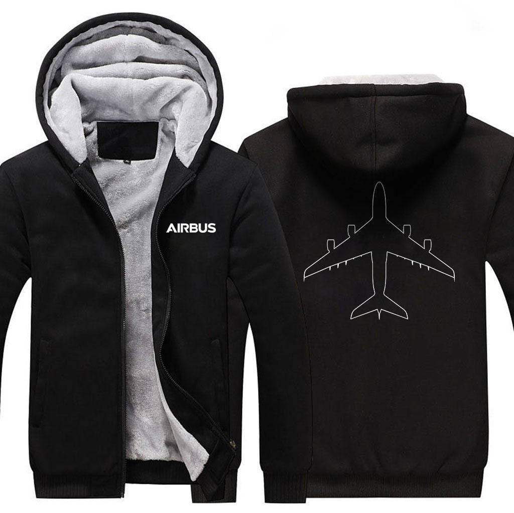 AIRBUS A380 DESIGNED ZIPPER SWEATERS THE AV8R